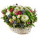 basket of chrysanthemums and roses. Belgrade